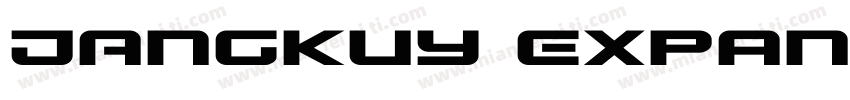 JANGKUY Expanded字体转换